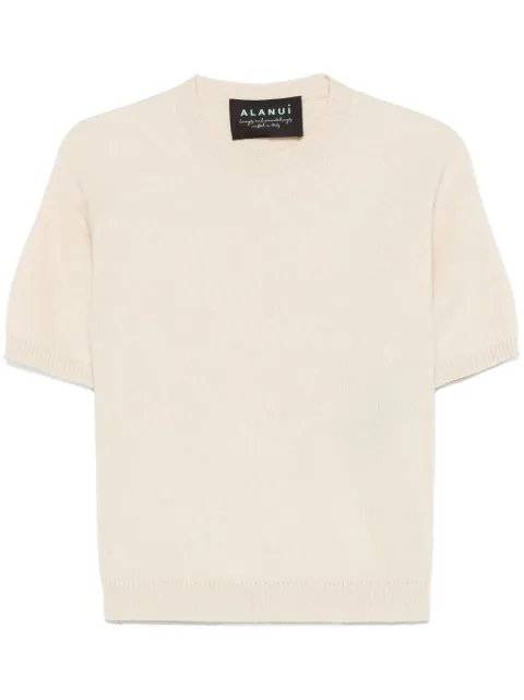 Alanui Finest T-shirt Neutrals LWHW001R25KNI0010300