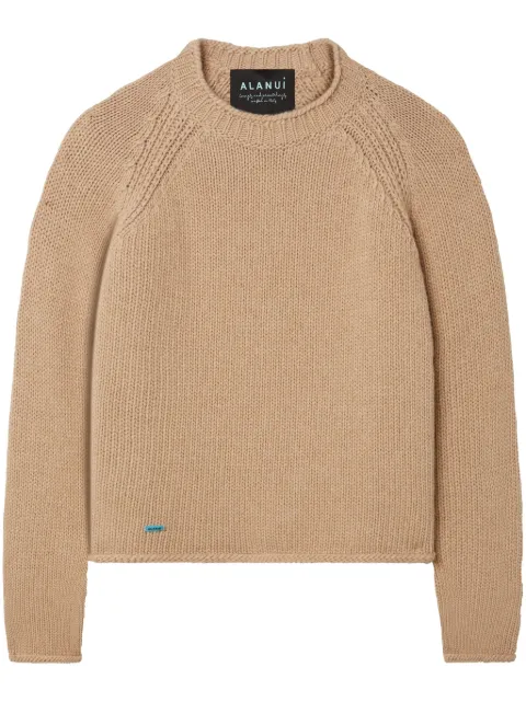 Alanui cashmere-cotton jumper Neutrals LWHE076R25KNI0026100