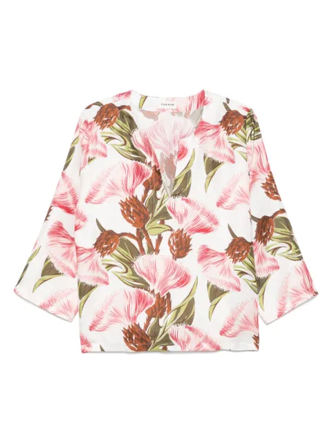 P.A.R.O.S.H. Suburb blouse White SUBURBD313059