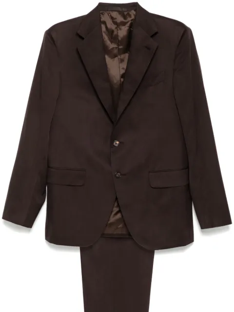 Caruso single-breasted suit Brown LN1JM202F509484