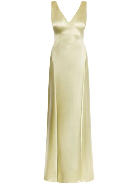 Philosophy Di Lorenzo Serafini satin maxi dress Yellow A04350721
