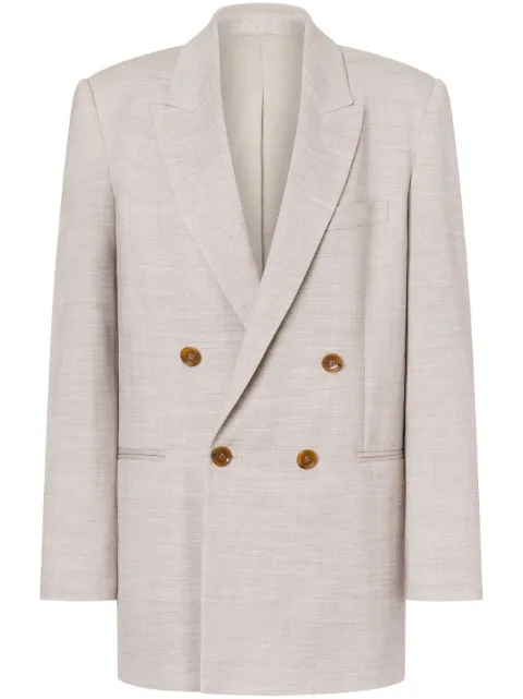 Philosophy Di Lorenzo Serafini double-breasted blazer Neutrals A05030726