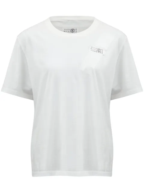 MM6 Maison Margiela numbers-motif T-shirt White S52GC0336M20048