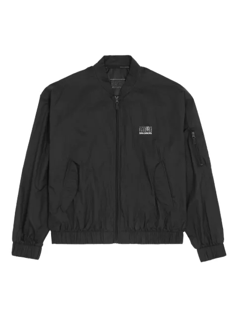 MM6 Maison Margiela X Salomon x Salomon numbers-print jacket Black SH0AM0056M35418