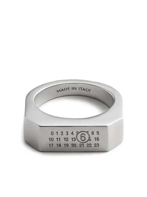 MM6 Maison Margiela Numeric ring Silver SM7UQ0076P6469