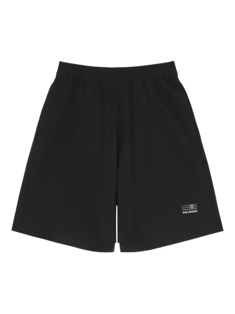 MM6 Maison Margiela X Salomon logo shorts Black S52MU0131M35417