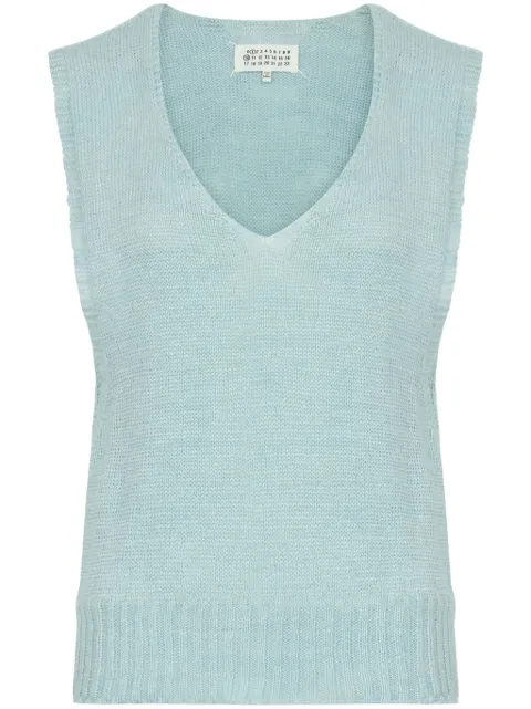 Maison Margiela Fussbett knitted top Blue S51FB0078M13099