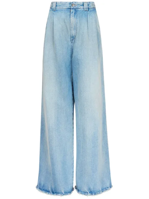 Maison Margiela cotton wide-leg jeans Blue S51KA0605S30383