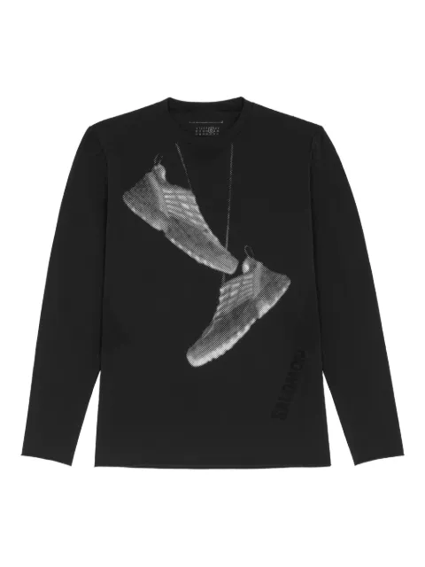MM6 Maison Margiela X Salomon x Salomon graphic-print T-shirt Black S52GC0346M20101