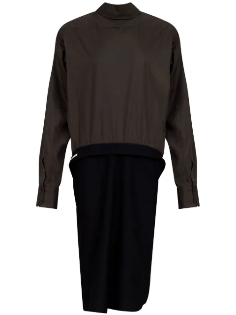 Maison Margiela panelled midi dress Black S51DD0026MTN066