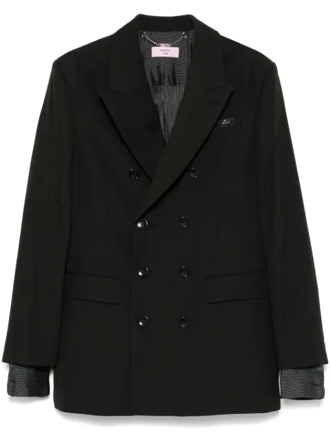 Martine Rose double-breasted jacket Black 328WT05006