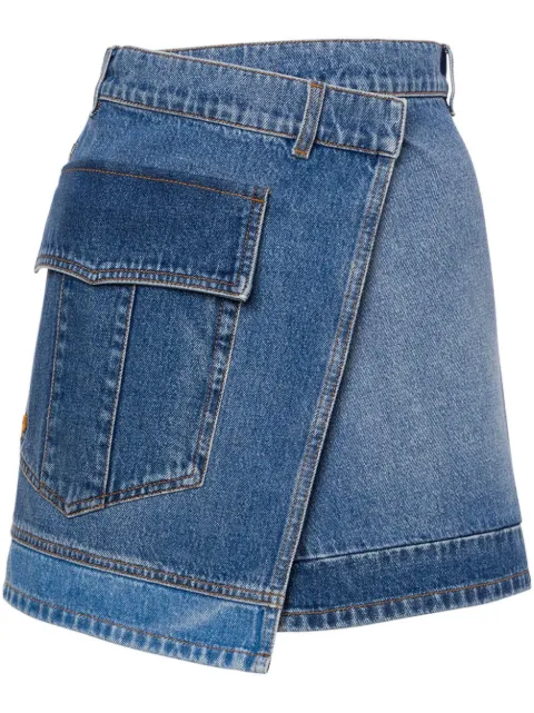 Philosophy Di Lorenzo Serafini asymmetric denim skirt Blue AEF251G01080730