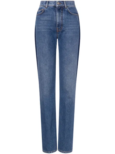 Philosophy Di Lorenzo Serafini two-tone cotton denim jeans Blue A0305073