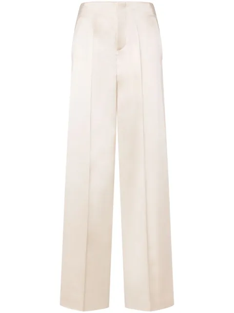 Philosophy Di Lorenzo Serafini satin straight-leg trousers Neutrals A03010723