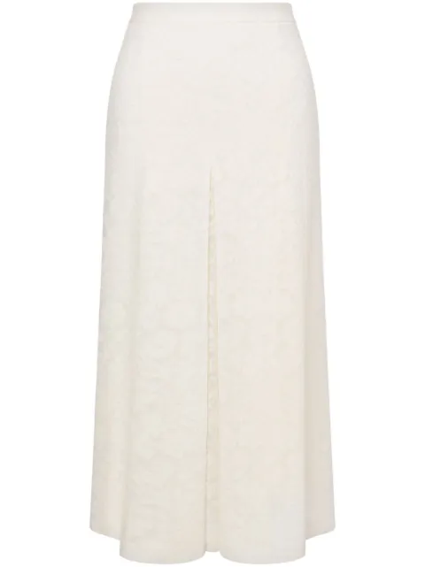Philosophy Di Lorenzo Serafini floral-lace midi skirt White V01100717