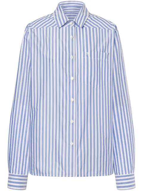 Philosophy Di Lorenzo Serafini stripe-pattern shirt Blue A02070735