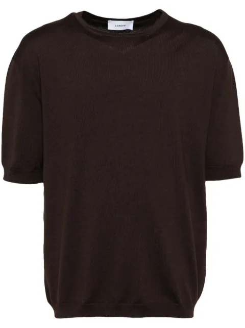 Lardini knitted T-shirt Brown IVLTMC64IV63032