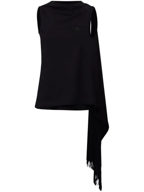 MM6 Maison Margiela numbers-motif tank top Black S52NL0069MTJ017