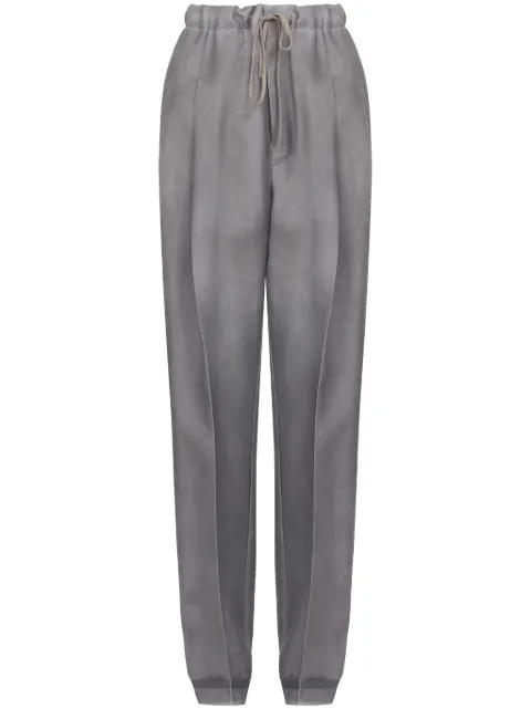 Maison Margiela four stitch-logo long-length track pants Grey S51KA0572M35301