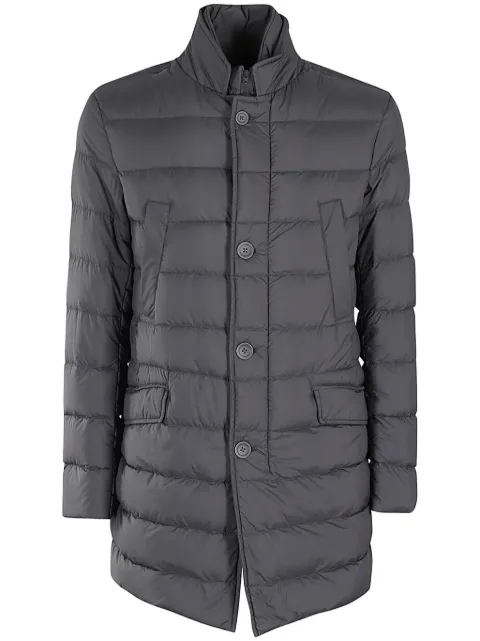 Herno logo-plaque padded coat Grey PI007ULE12456Z095