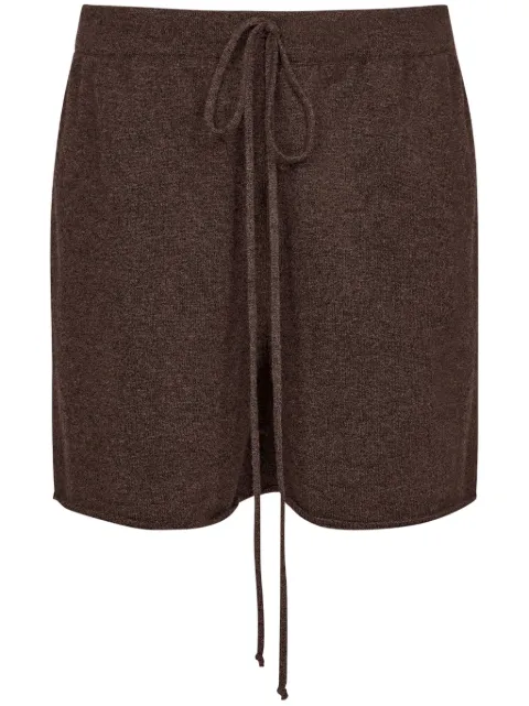 Maison Margiela four-stitch logo track shorts Brown S50MU0076M13095