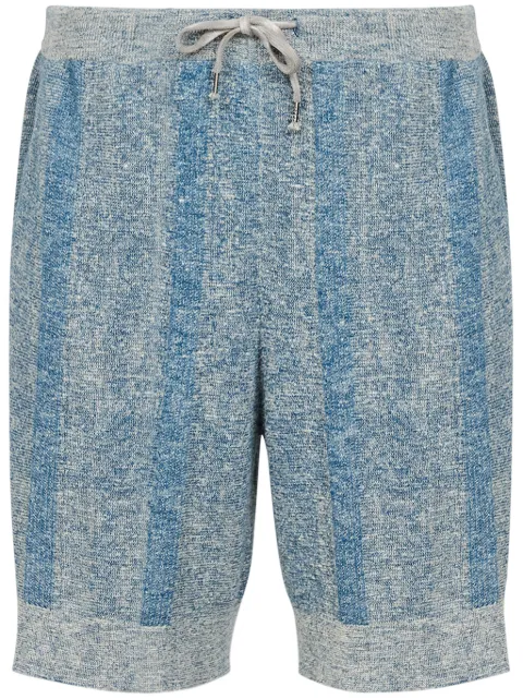 Maison Margiela striped shorts Blue S50MU0077M13097