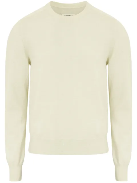 Maison Margiela Ivory wool sweater Neutrals S50HL0041M13098