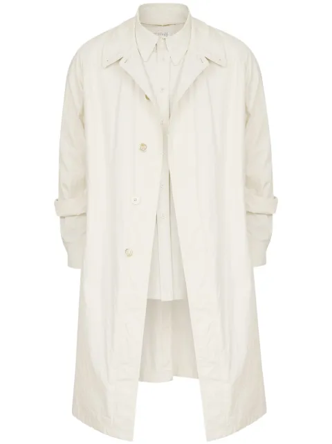 Maison Margiela layered trench coat Neutrals S50AH0137M35354