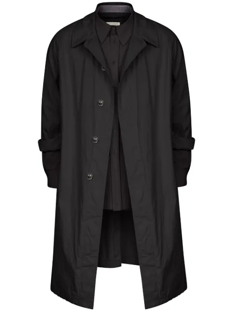 Maison Margiela layered trench coat S50AH0137M35354