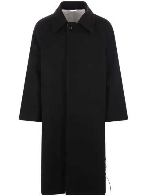 Namacheko wool single-breasted coat Black NW24201N2000