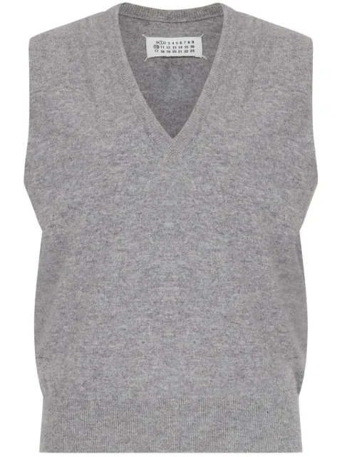 Maison Margiela V-neck virgin-wool vest Grey S51FB0077M13090