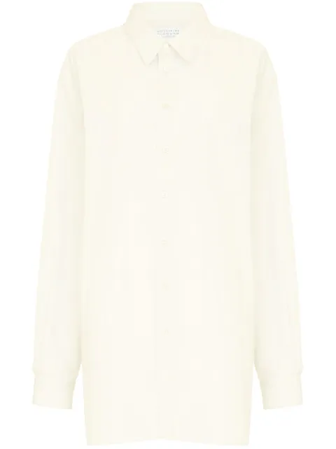 Maison Margiela oversized cotton shirt Neutrals S51DT0017S54352