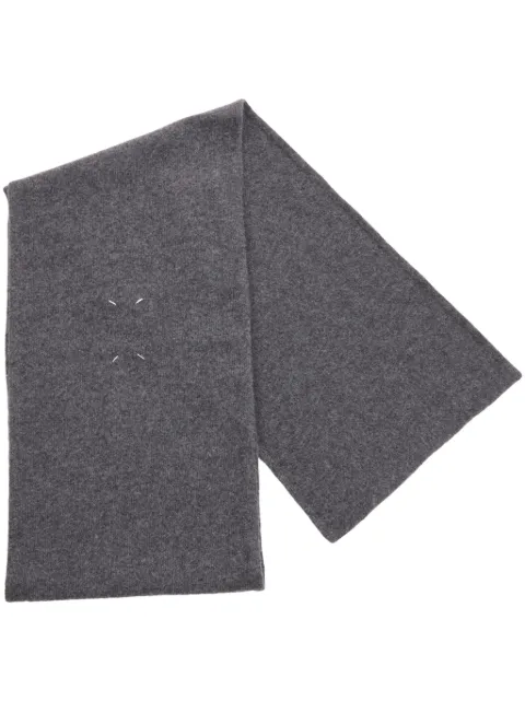 Maison Margiela signature logo scarf Grey S50TE0107M13091