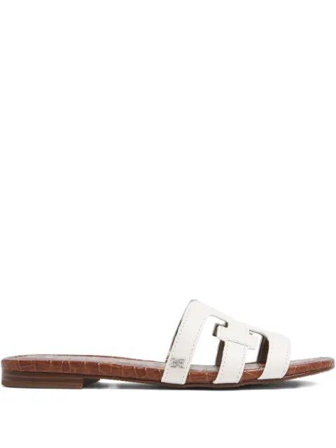 Sam Edelman Bay double strap flat sandals White F6992L4