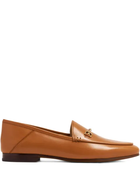 Sam Edelman Loraine Bit metallic-horsebit leather loafers Brown E851919