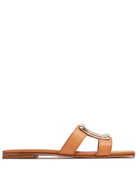 Roger Vivier Viv' by the Sea flat sandals Brown RVW74738070D90