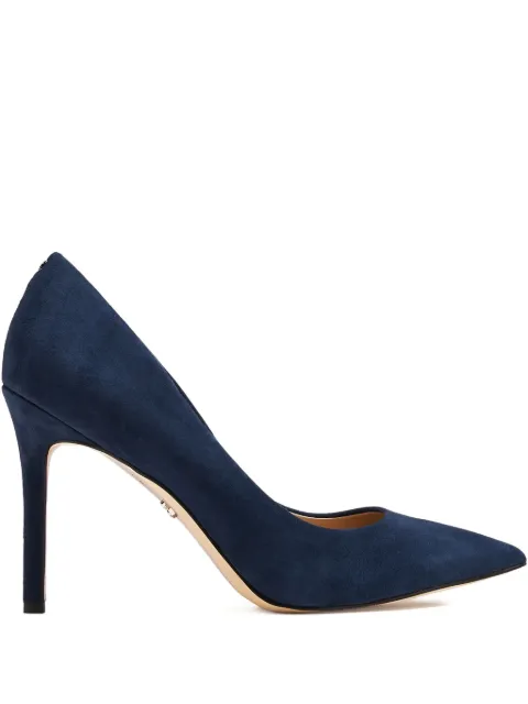 Sam Edelman 100mm Hazel suede pointed-toe pumps Blue E563813