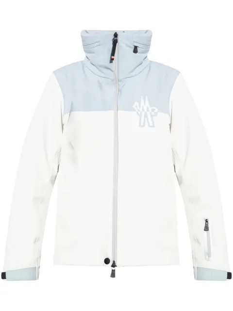 Moncler Grenoble high neck zipped jacket White J20981A00016M4437