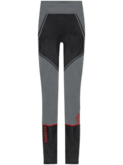 Moncler Grenoble stretch-design leggings Grey J20988H00005M3741