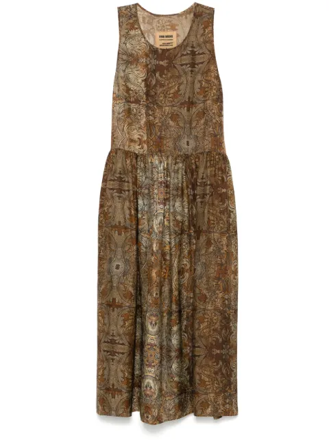 Uma Wang Ardal maxi dress Brown UW5006J22W4UW249