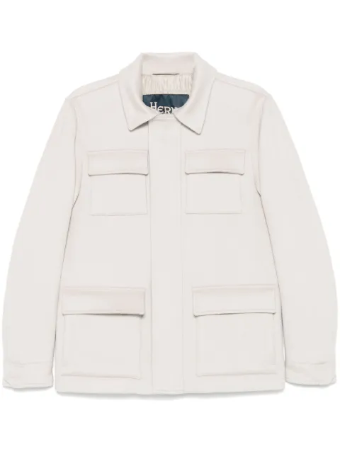 Herno cashmere jacket Neutrals FI000117U38103