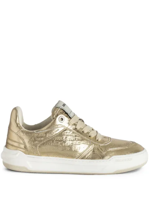 Zadig&Voltaire Wings Sneakers - Zadig & Voltaire - Leather - Gold Gold SWSN01582