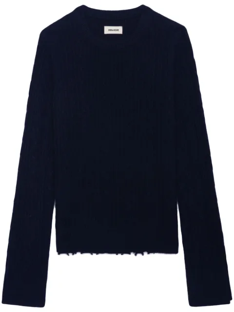 Zadig&Voltaire Jonasson sweater Blue KWSW02