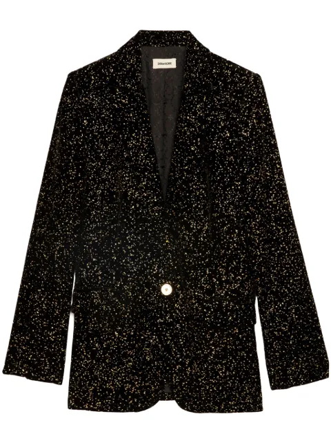 Zadig&Voltaire Valse single-breasted blazer Black WWBL00876