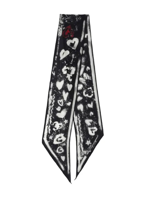 Zadig&Voltaire Jessie scarf Black OWSC01503