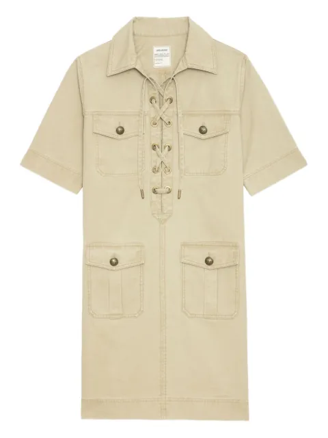 Zadig&Voltaire Record shirt dress Neutrals WWDR02512