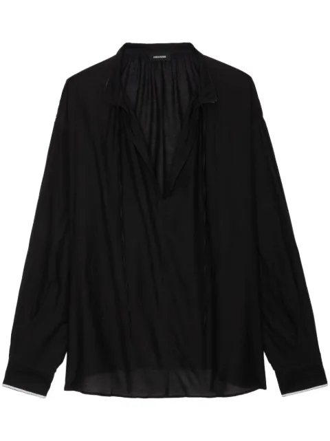 Zadig&Voltaire Troene blouse Black WWSH02206