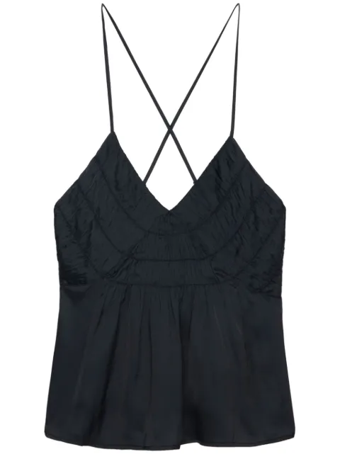 Zadig&Voltaire V-neck tank top Black WWCR01256