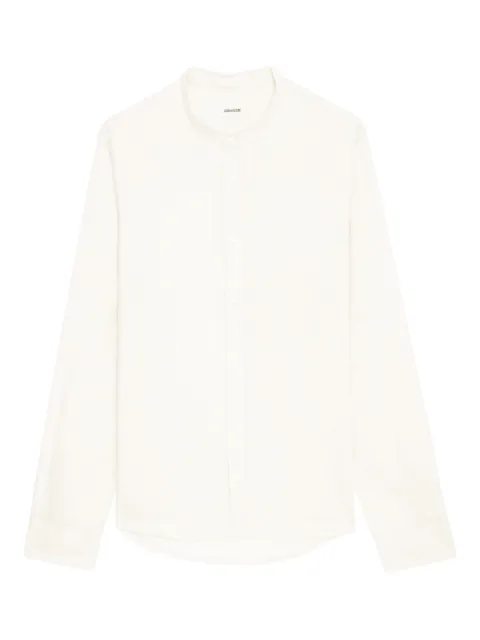 Zadig&Voltaire linen-organic cotton shirt Neutrals WMSH01308