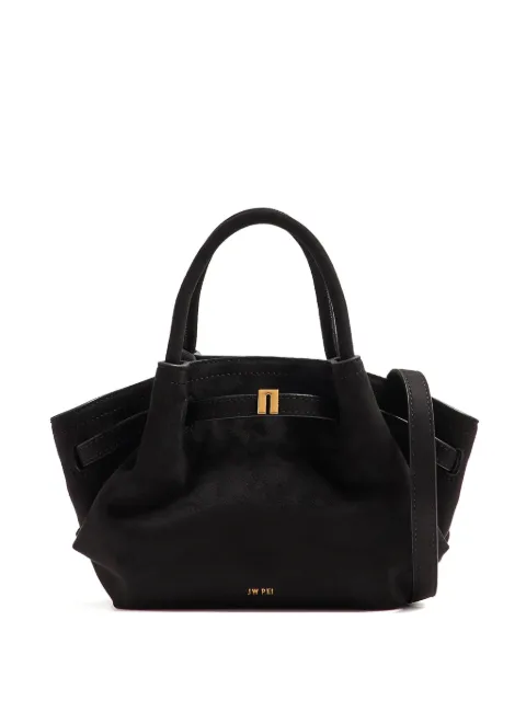 JW Pei Hana slouchy suede shoulder bag Black JH306A03